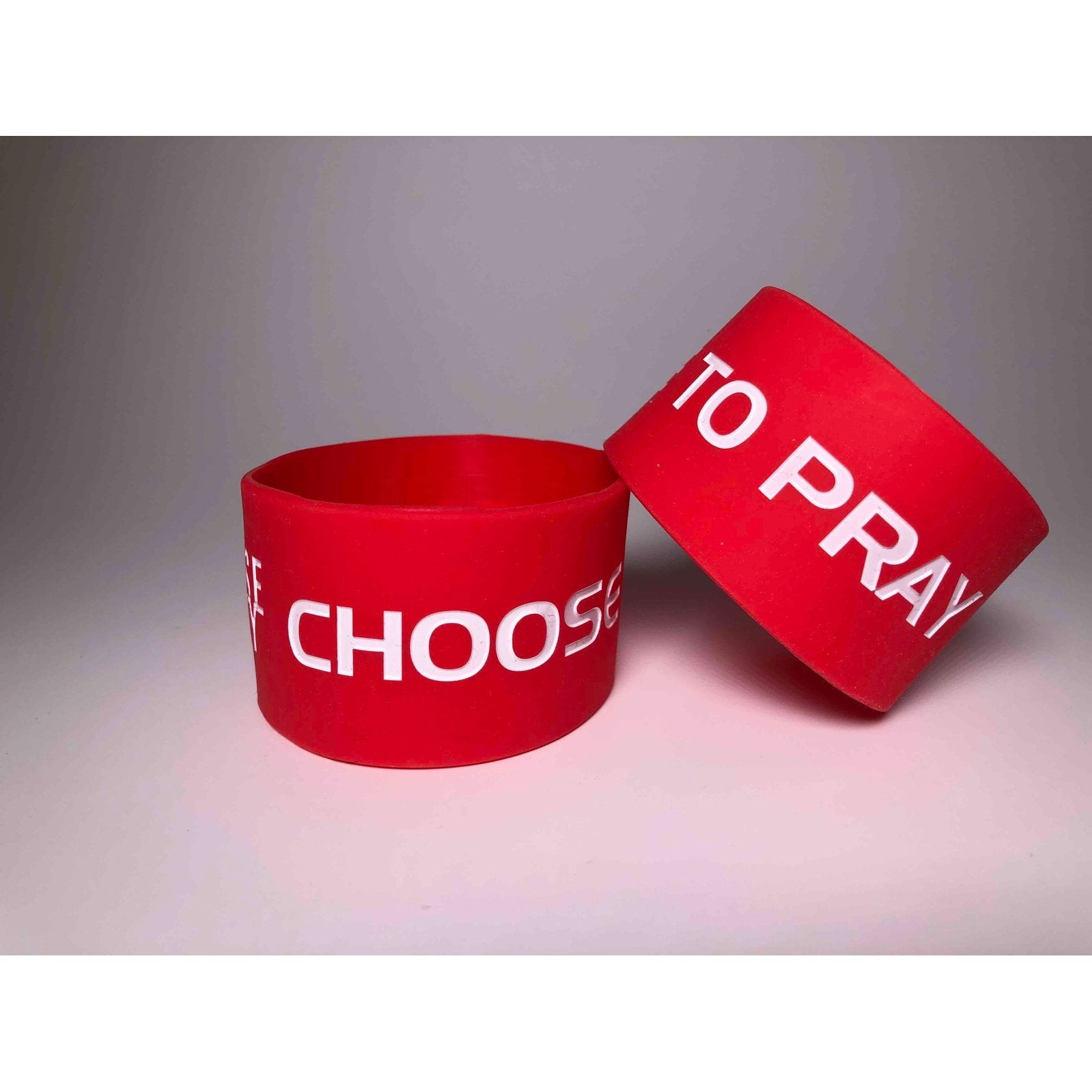 Choose to Pray Red Wristbands