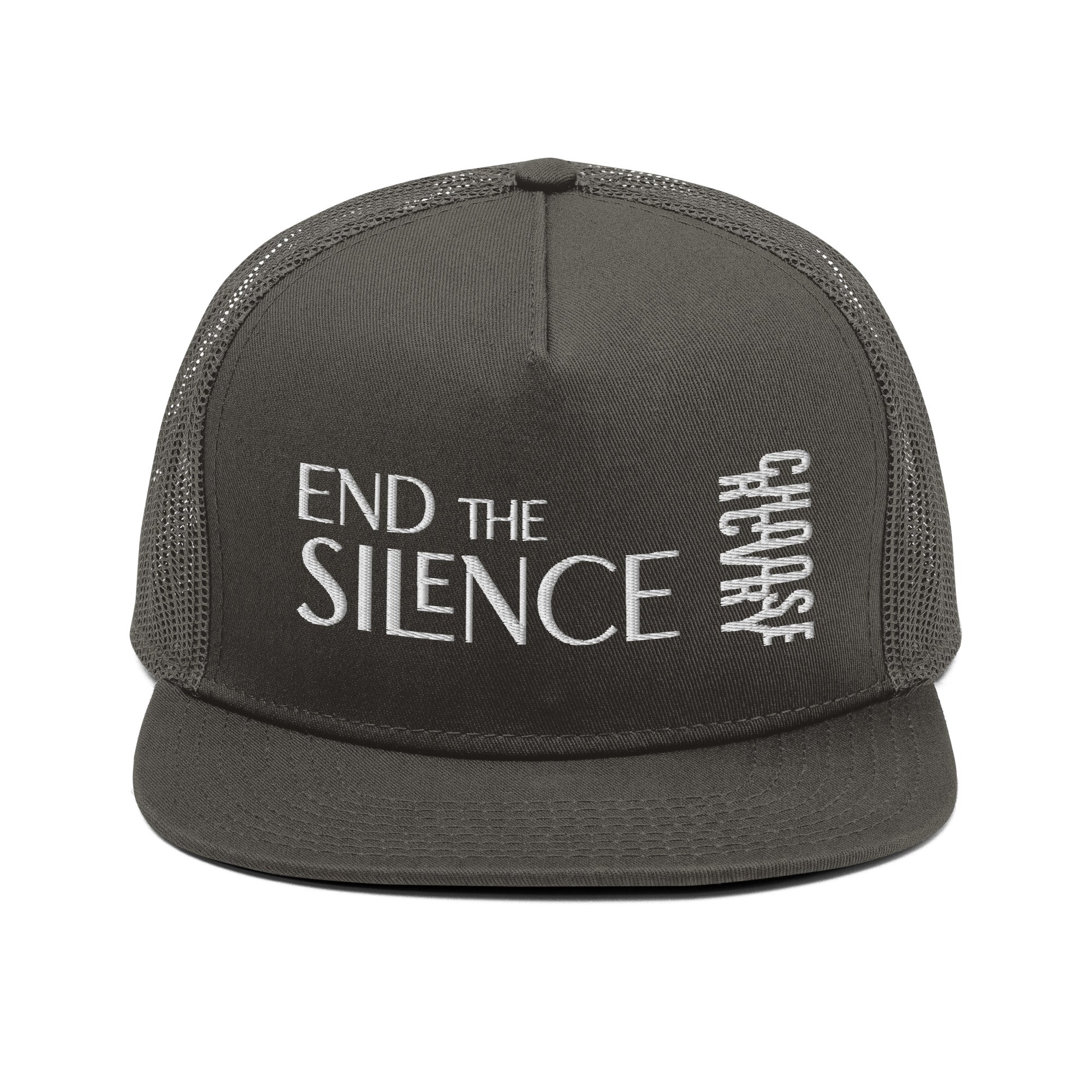 End the Silence Snapack Flat Bill Hat