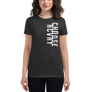 Choose RCVRY Logo Women's short sleeve t-shirt