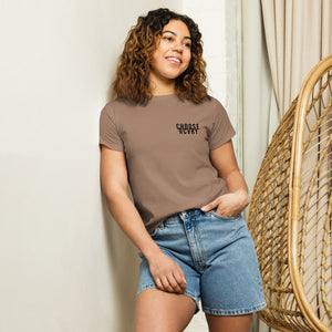 Enormity of the Possible Statement Women’s high-waisted t-shirt