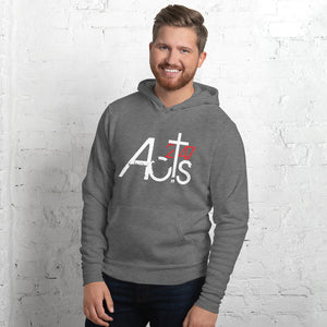 Acts 2:47 Unisex hoodie WITH back mission statement