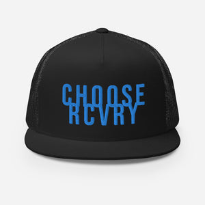 Blueberry Choose RCVRY Logo Snapback Hat