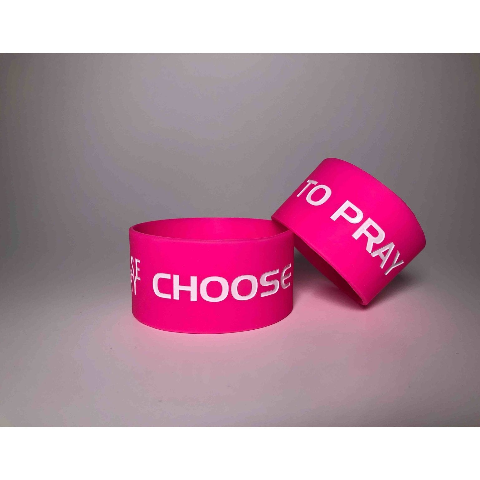 Choose to Pray Pink Wristbands