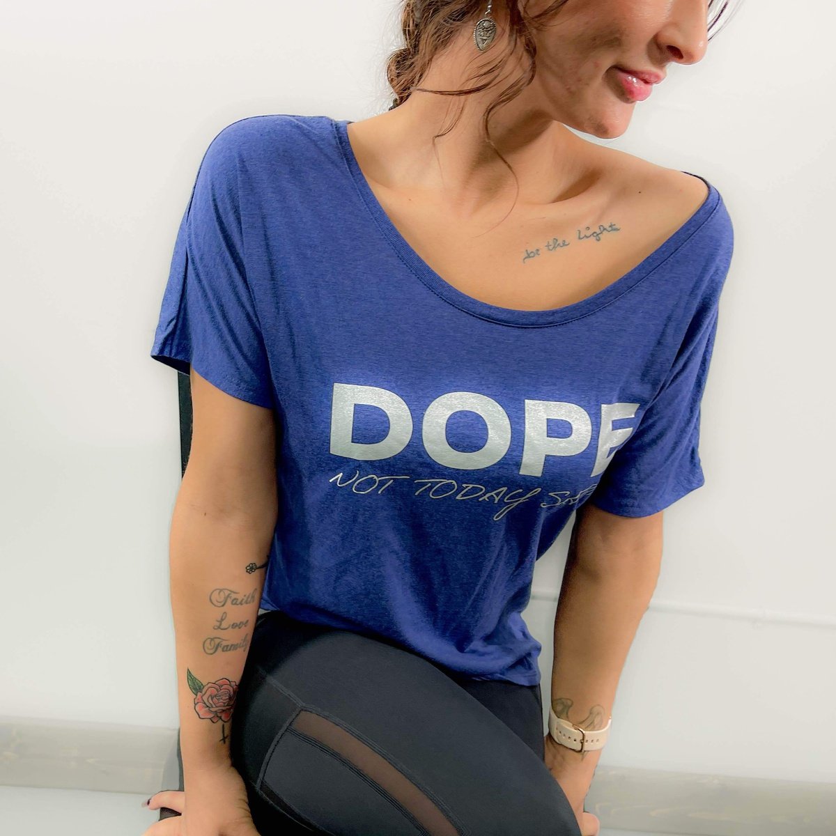 Dope Not Today Satan Women's Slouchy Shirt