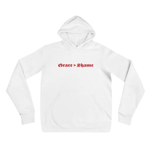Grace > Shame Unisex hoodie