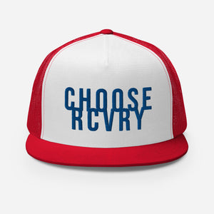 USA Colors Choose RCVRY Logo Snapback Hat