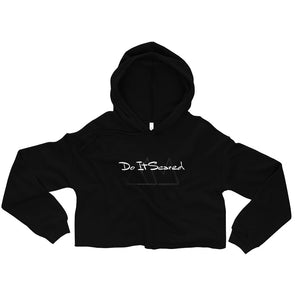 Do It Scared Crop Hoodie